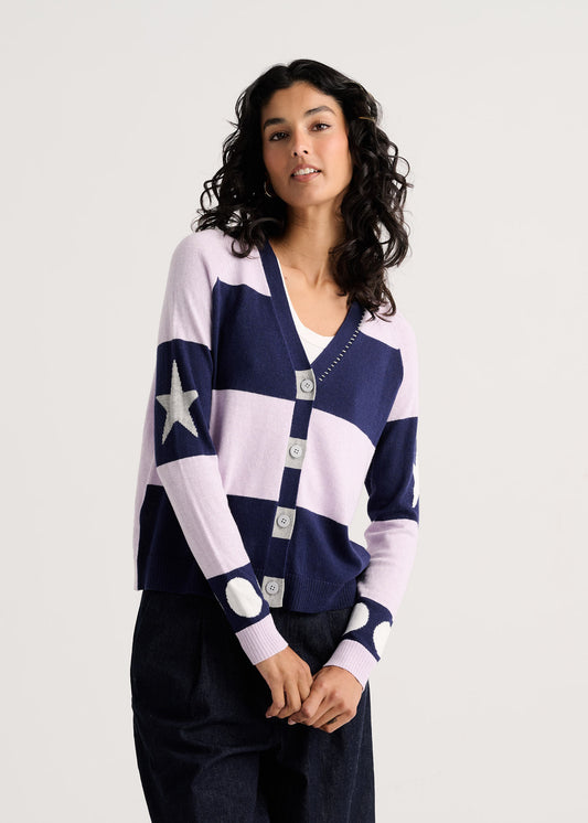 Zaket & Plover Stars + Spots Cardigan