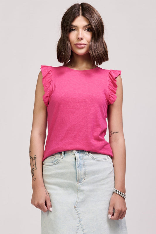 North Ruffle Sleeve Tee