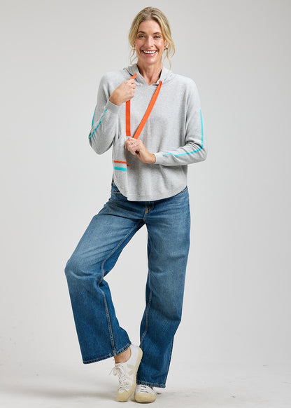 Zaket & Plover Marl Hooded Sweater