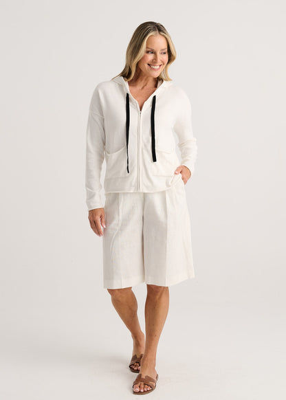 Zaket & Plover Boxy Hooded Zip Up