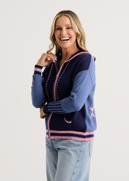 Starlight Zip Up Hoodie by Zaket & Plover