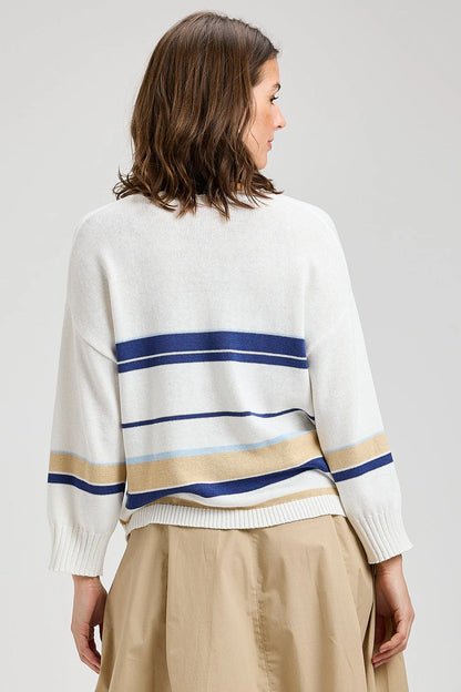 Crop Stripe Sweater
