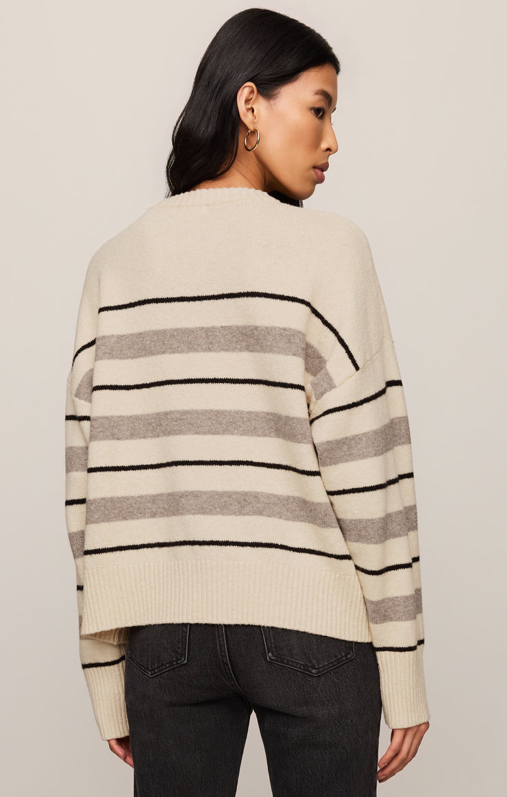 Cirrus Ivory Stripe Sweater