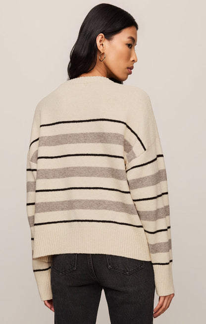 Cirrus Ivory Stripe Sweater