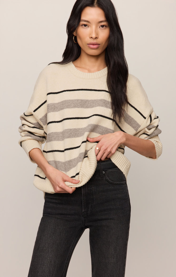 Cirrus Ivory Stripe Sweater