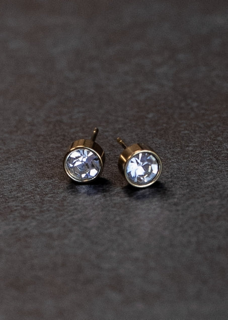 Rhinestone Stud Earring