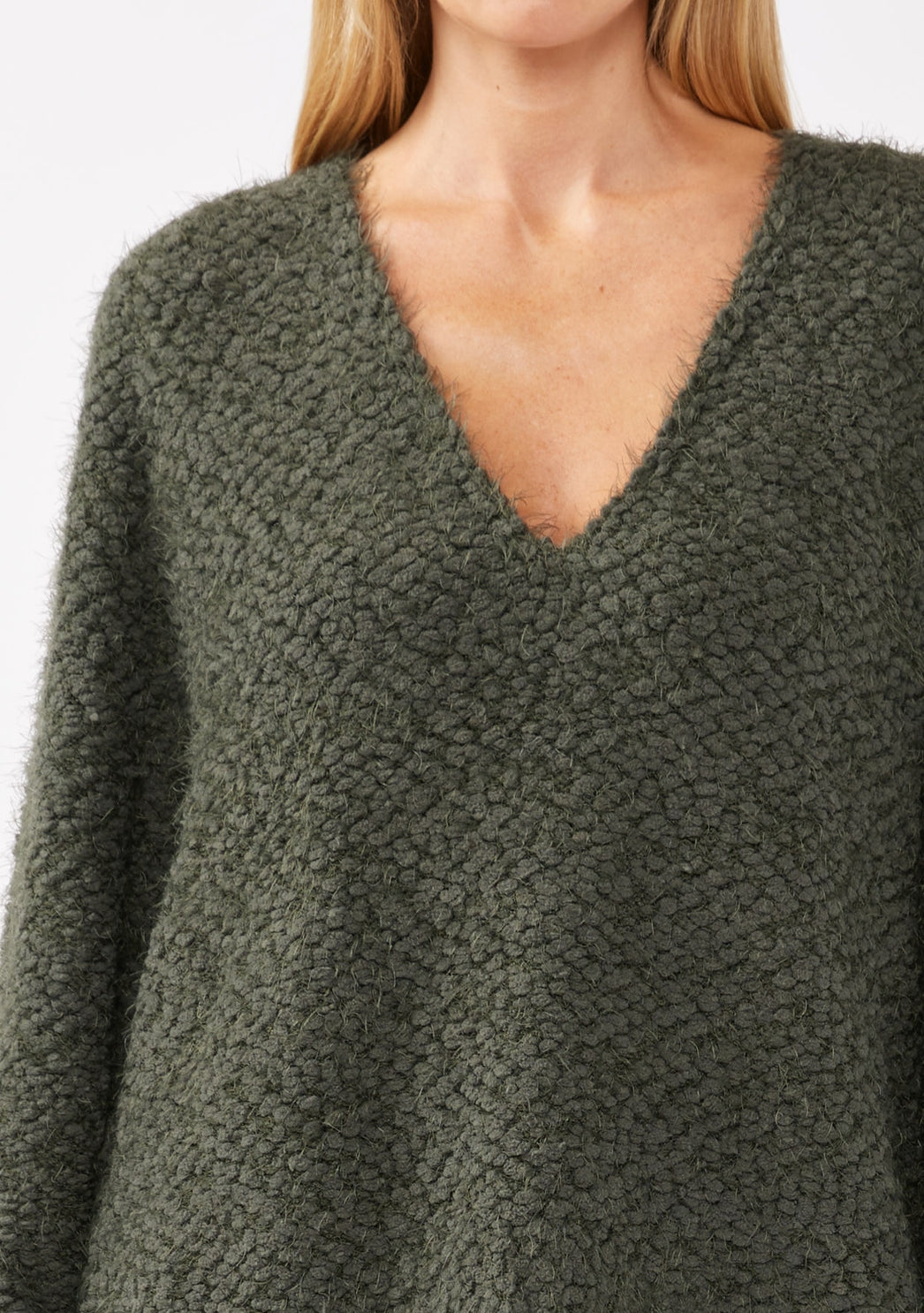 Oversized Cozy V-Neck Sweater