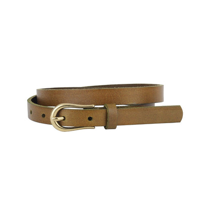 Skinny Leather Belt