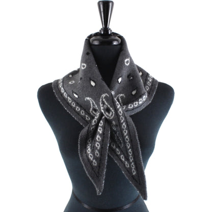 Pull Through Knit Bandana Scarf