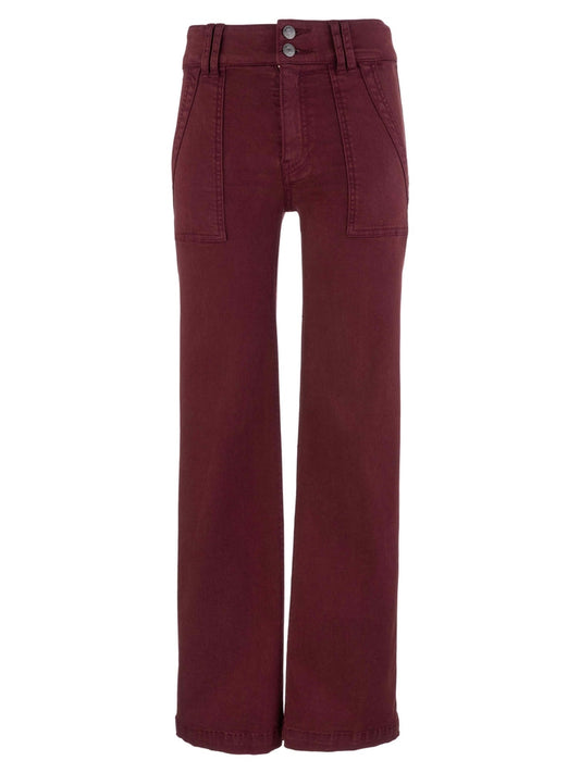 Jodi High Rise Jeans in Burgundy